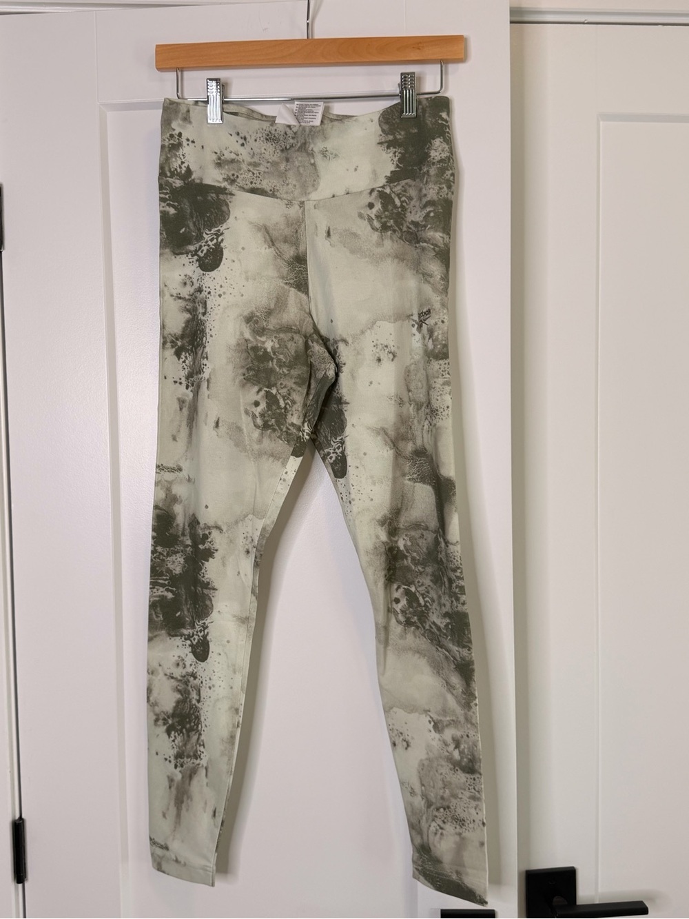 Reebok Olive Tie-Dye Active Leggings